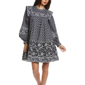 Sea New York Jasper border tunic dress bohemian size small